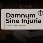 "Damnum sine Injuria" Text is written